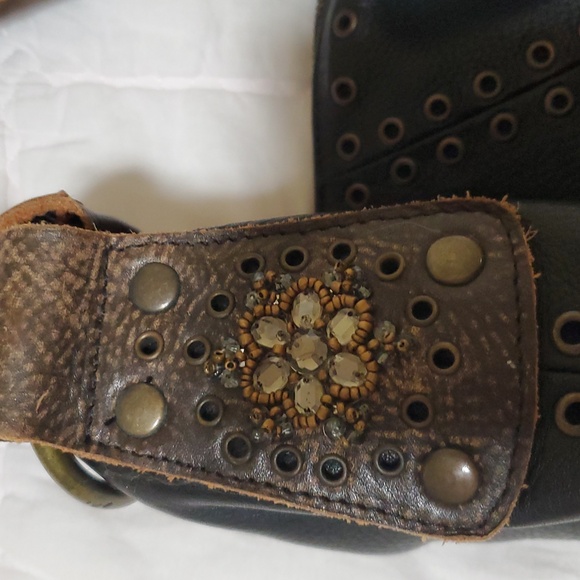 Betsey Johnson Black Studded Hobo Bag - Picture 13 of 16